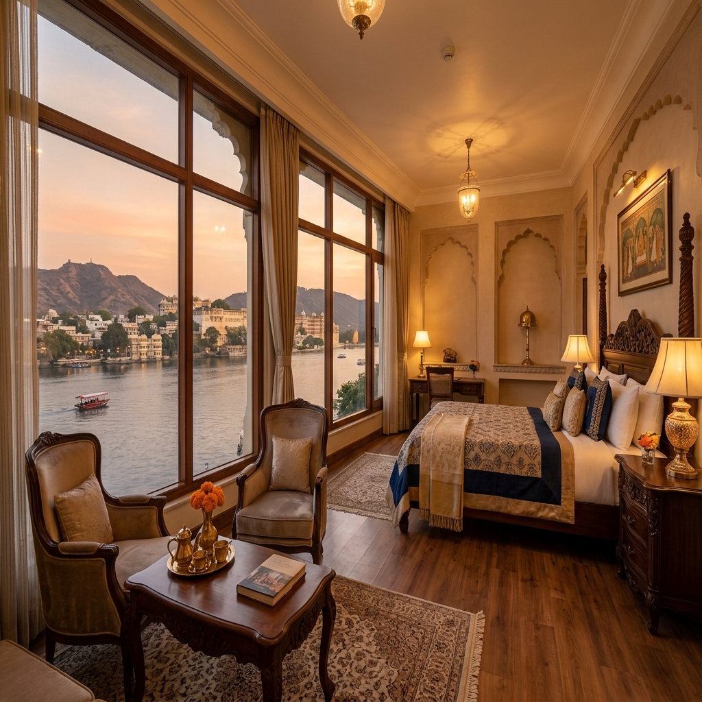 Peaceful room balcony view